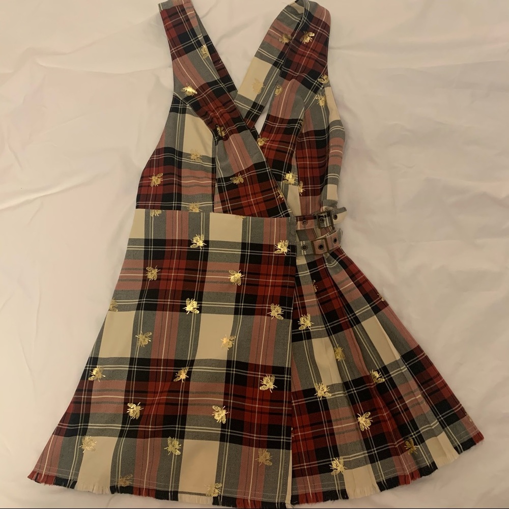 Urban Outfitters Chandler Pleated Jumper Dress